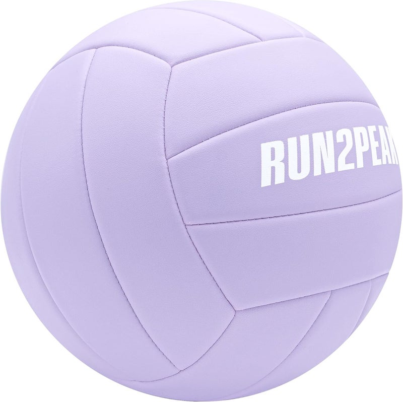 RUN2PEAK Soft Touch Volleyball Ball Gifts for Teen Girls Kids Youth Team Beginners Durable Volleyballs for Outdoor Indoor Beach Pool Water Play Official Size 5 Training Practice Volley Ball - Image 2